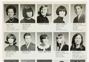 Page from a yearbook